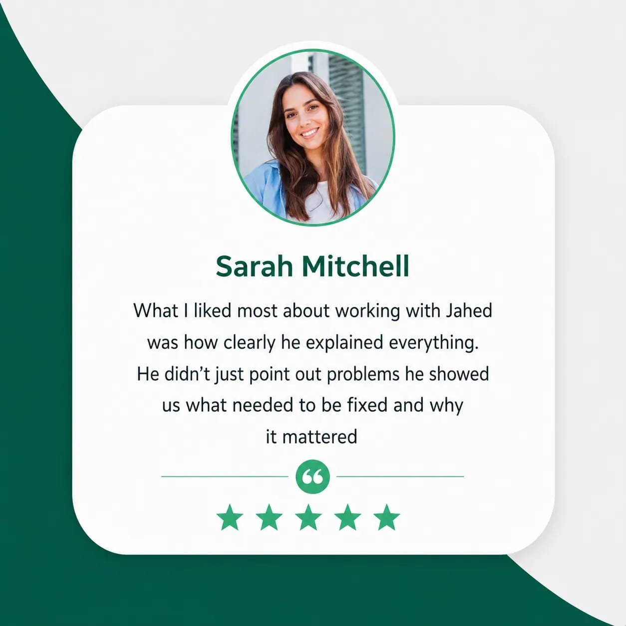 Client Testimonial 1